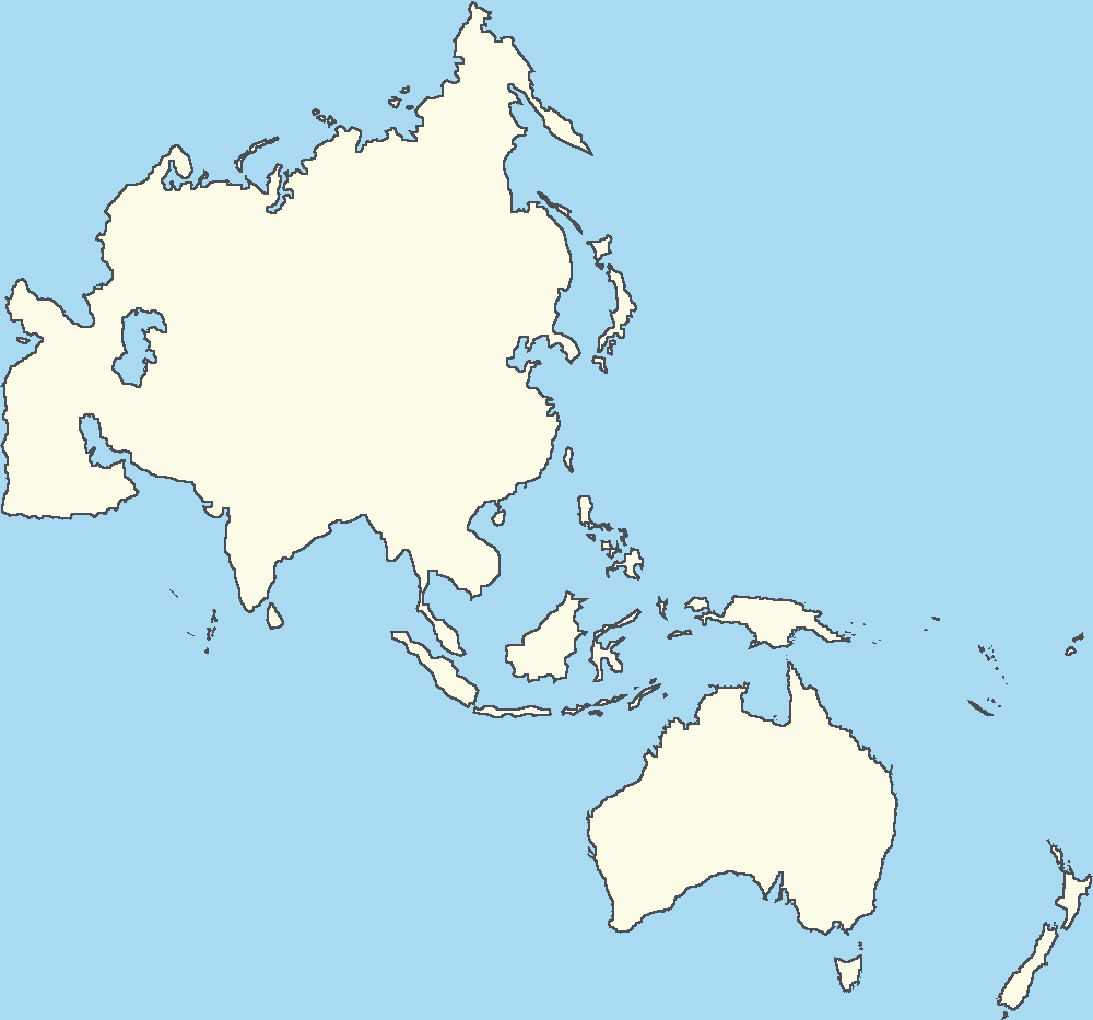 Map of the Asia-Pacific with Sabah at its centre and four- and six-hour flight radii