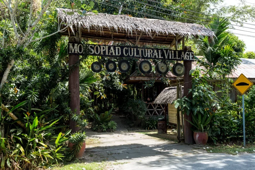 Monsopiad Cultural Village longhouse, Penampang